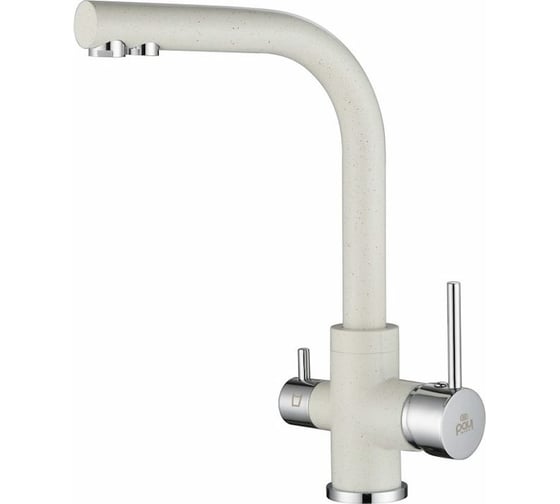 Смеситель для кухни Paulmark ESSEN, белый, Es213011-331