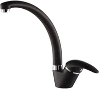 Смеситель для кухни Paulmark Holstein, черный, Ho212012-308