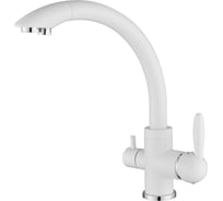 Смеситель для кухни Paulmark ESSEN, белый матовый,  Es213001-WH