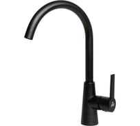 Смеситель для кухни Paulmark Holstein, черный металлик, Ho212065-418