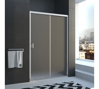 Душевая дверь Veconi Vianno VN-46, 1100x1850, хром, стекло pear VN46-110-02-19C1