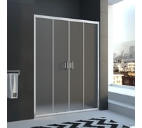Душевая дверь Veconi Vianno VN-45, 1200x1850, хром, стекло pear VN45-120-02-19C1