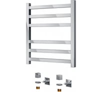 Водяной полотенцесушитель Teymi Helmi П6 50x60, наружная резьба 1", с комплектом K1 W80162 ЦБ-00268630