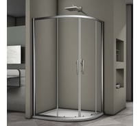 Душевой угол Veconi Rovigo RV-08, 1200x800x1900, хром, стекло прозрачное RV08-12080A-01-19C3