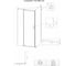 Душевой угол Veconi Rovigo RV-19, 1000x900x2000, хром, стекло прозрачное RV19-10090-01-C5 2