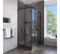 Душевой угол Veconi Rovigo RV-113, 800x800x1850, хром, стекло прозрачное RV113-80-01-C4