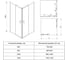 Душевой угол Veconi Rovigo RV-14, 1000x900x1950, черный, стекло прозрачное RV14-10090-01-C5 2