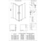 Душевой угол Veconi Rovigo RV-10, 1200x800x1950, хром, стекло прозрачное RV10-12080-01-C5 2