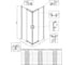 Душевой угол Veconi Rovigo RV-50B, 1000x900x1900, черный, стекло прозрачное RV50B-10090-01-C8 2
