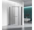 Душевой угол Veconi Rovigo RV-36GR, 900x900x1950, брашированный графит, стекло прозрачное RV36GR-90-01-C5 1