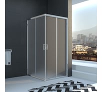 Душевой угол Veconi Rovigo RV-22, 900x900x1950, хром, стекло pear RV22-90K-02-19C1