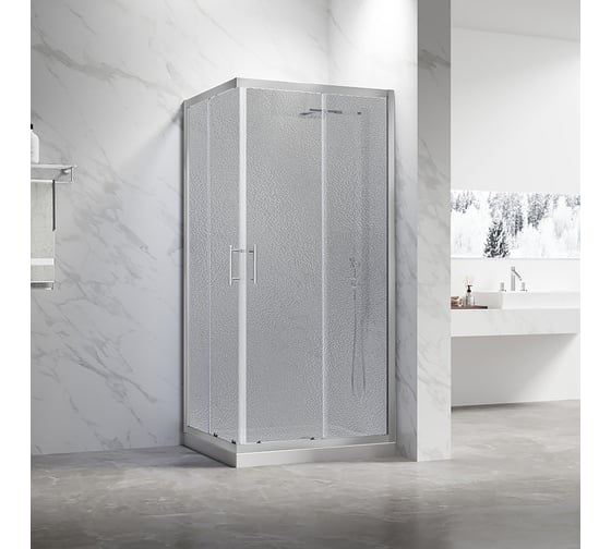 Душевой угол Veconi Rovigo RV-27CH, 1000x900x1900, хром, стекло pear RV27CH-10090-02-C8