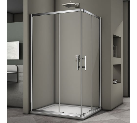 Душевой угол Veconi Rovigo RV-30, 1200x900x1900 хром, стекло прозрачное RV30-12090PR-01-19C3 1