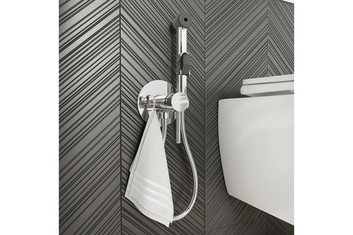 Встраиваемый смеситель с гигиеническим душем IDDIS, 003SBR0i08 ...