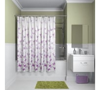 Штора для ванной комнаты IDDIS, 180*180см, полиэстер, B01P118i11