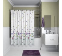 Штора для ванной комнаты IDDIS, 180*180см, полиэстер, B12P118i11