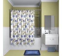 Штора для ванной комнаты IDDIS, 180*180см, полиэстер, P05P118i11
