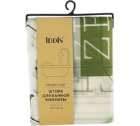 Штора для ванной комнаты IDDIS, 180*180см, PEVA, P02PV11i11