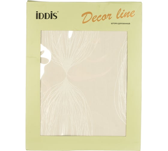 Штора для ванной комнаты IDDIS, 200*180см, полиэстер, D02P218i11