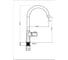 Смеситель для кухни Maxonor PURE LIFE PL4089-8 2