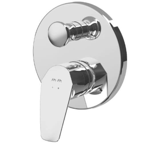 Смеситель для ванны, душа, монтируемый в стену AM.PM Gem, хром F9085000 1