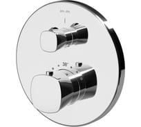 Смеситель для душа AM.PM Spirit 2.1 монтируемый в стену с термостатом, хром F71A75600