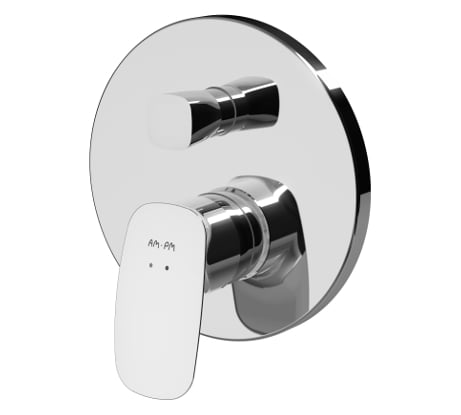 Смеситель для ванны и душа AM.PM Spirit 2.1 монтируемый в стену, хром F71A85000