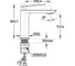 Смеситель для раковины Maxonor PURE LIFE PL1095-8 4