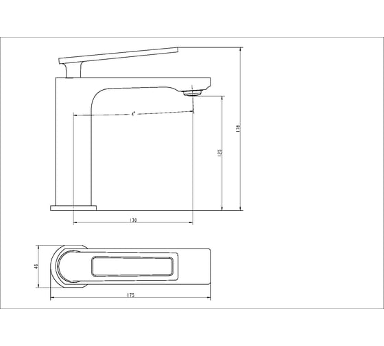 Смеситель для раковины Maxonor PURE LIFE PL1096