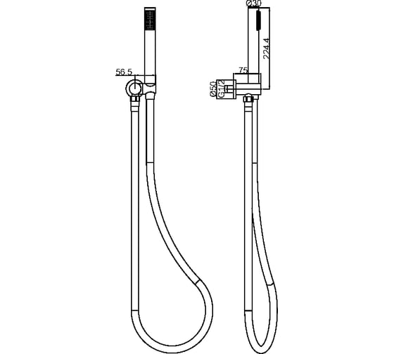 Душевой гарнитур Maxonor PURE LIFE PL6101