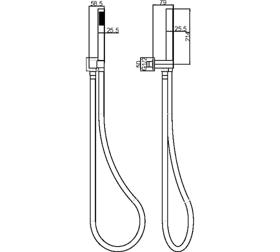 Душевой гарнитур Maxonor PURE LIFE PL6102