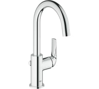 Смеситель для раковины Grohe BauCurve со сливным гарнитуром, L-Size, хром 23090000 00073297