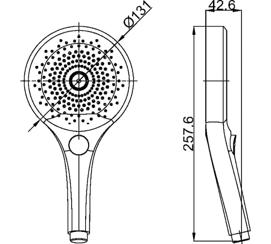 Лейка для душа Maxonor PURE LIFE PL19-9