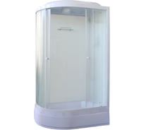 Душевая кабина Parly BM121R 120x80см высокий поддон, профиль белый, стекло матовое 7859