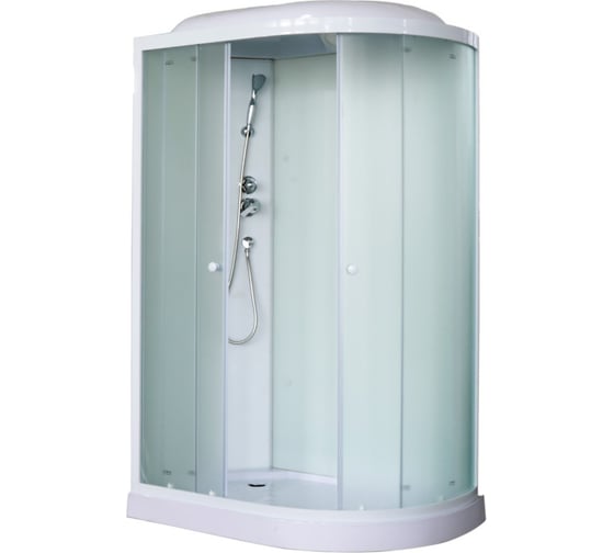 Душевая кабина Parly EB1231L 120x80см низкий поддон, профиль белый, стекло матовое 9365