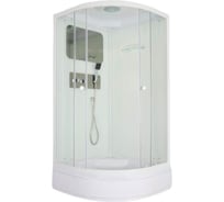 Душевая кабина Parly BMM95 95x95x215см стекло прозрачное, профиль белый 7284