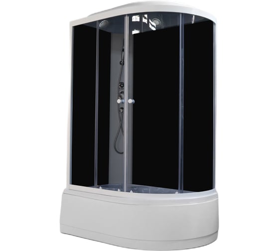 Душевая кабина Parly EC1221L 120x80см высокий поддон, профиль белый, стекло тонированное 9078