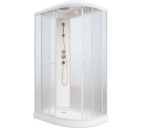 Душевая кабина Parly EF1231L 80x120см низкий поддон профиль белый стекло матовое 9367