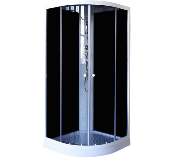 Душевая кабина Parly EC931 90x90см профиль белый стекло тонированное 9067
