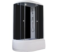 Душевая кабина Parly EC1221R 120x80см высокий поддон, профиль белый, стекло тонированное 9079