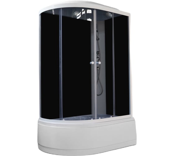 Душевая кабина Parly EC1221R 120x80см высокий поддон, профиль белый, стекло тонированное 9079