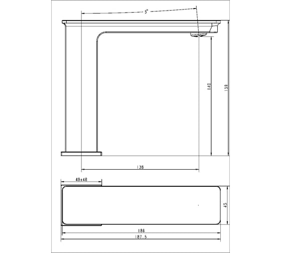 Сенсорный смеситель Maxonor PURE LIFE PL511