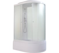 Душевая кабина Parly EB1221L 120x80см высокий поддон, профиль белый, стекло жемчужное 9136