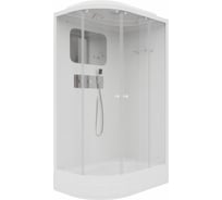 Душевая кабина Parly BMM120R 120x80см высокий поддон, профиль белый, стекло прозрачное 7292