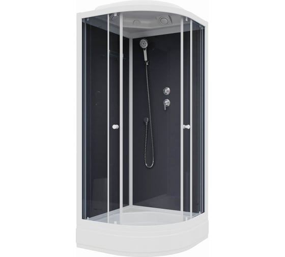 Душевая кабина Parly CM86 85x85см матовое стекло профиль белый 7855