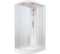 Душевая кабина Parly EF1231R 80x120см низкий поддон профиль белый стекло матовое 9368