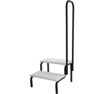 Ступени для ванной комнаты Belberg с поручнем black edition CT-5 BLACK