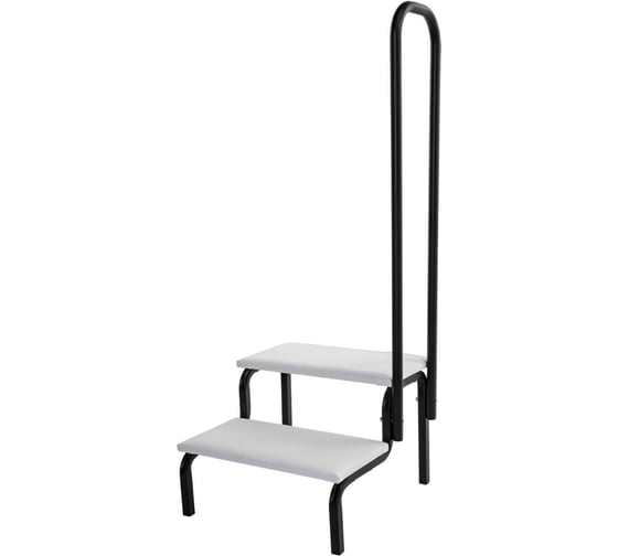 Ступени для ванной комнаты Belberg с поручнем black edition CT-5 BLACK