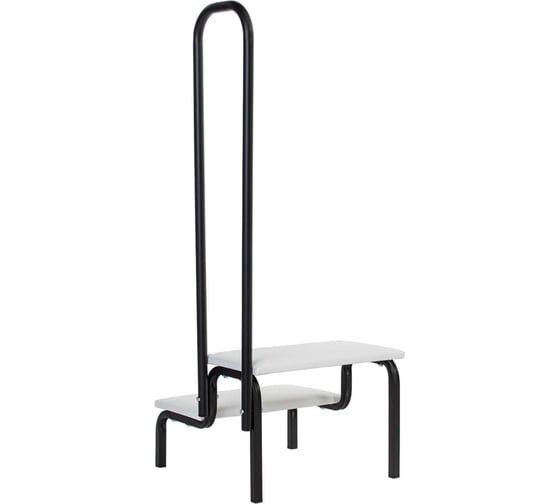 Ступени для ванной комнаты Belberg с поручнем black edition CT-5 BLACK