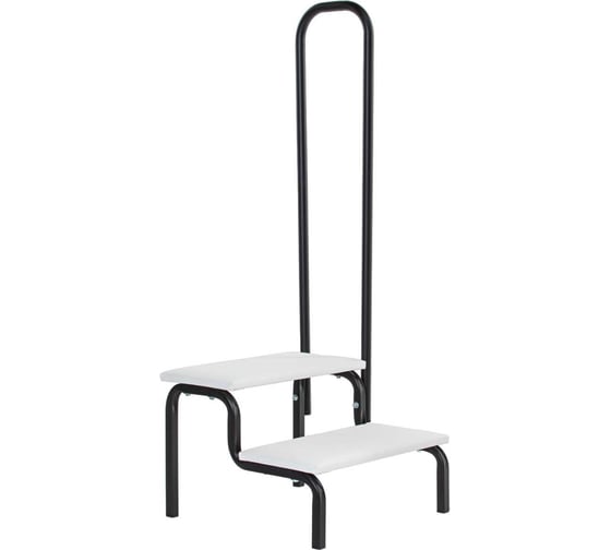 Ступени для ванной комнаты Belberg с поручнем black edition CT-5 BLACK